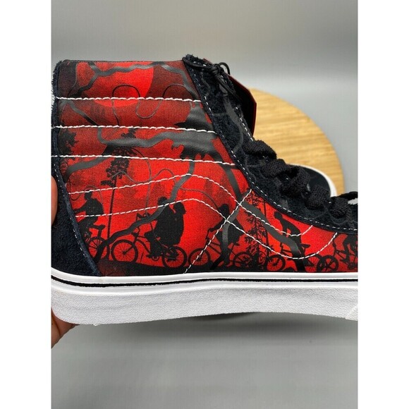 Vans Shoes Mens 10 Stranger Things SK8-Hi High Top Reissue Skate Sneakers Black - Picture 14 of 16